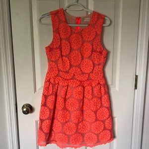 Neon Coral Altar’d State dress